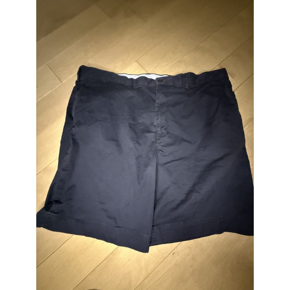 Polo Ralph Lauren Chino Shorts Mens 40 Navy Blue Stretch Classic Fit Preppy Golf